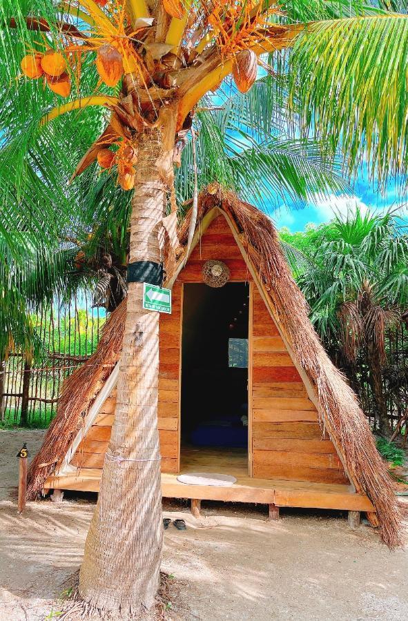 La Aldea Holbox Cabanas Y Camping 外观 照片