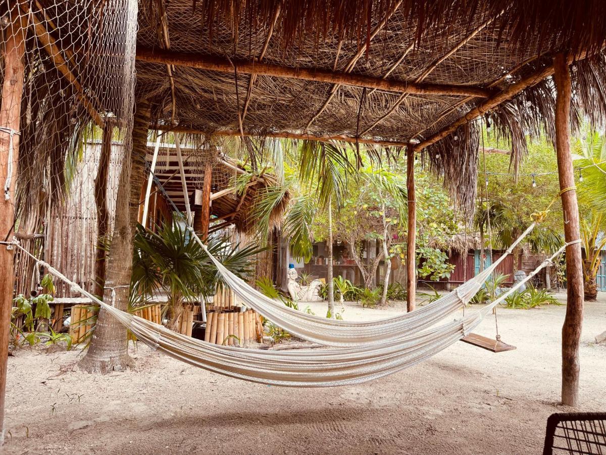 La Aldea Holbox Cabanas Y Camping 外观 照片