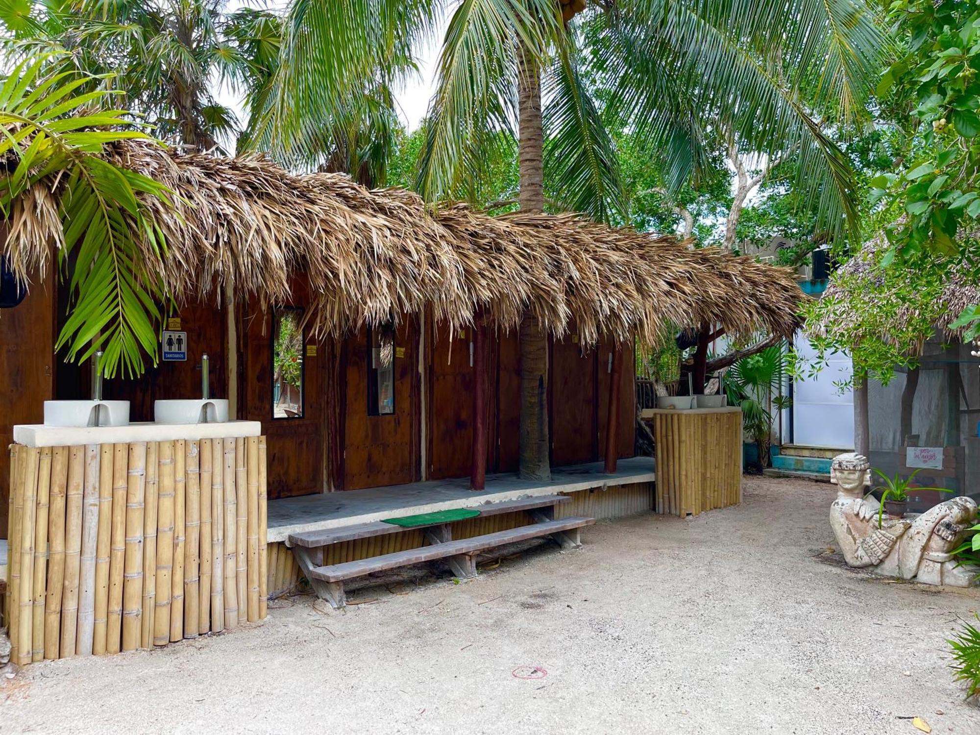 La Aldea Holbox Cabanas Y Camping 外观 照片